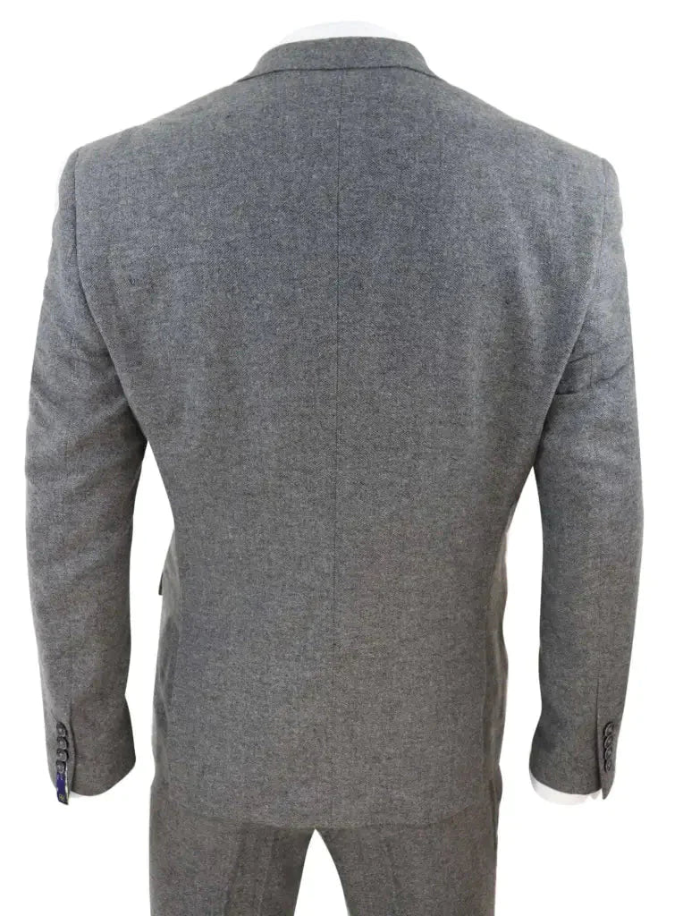 Completo grigio Tweed da uomo - Cavani Martez grey suit 2 pezz