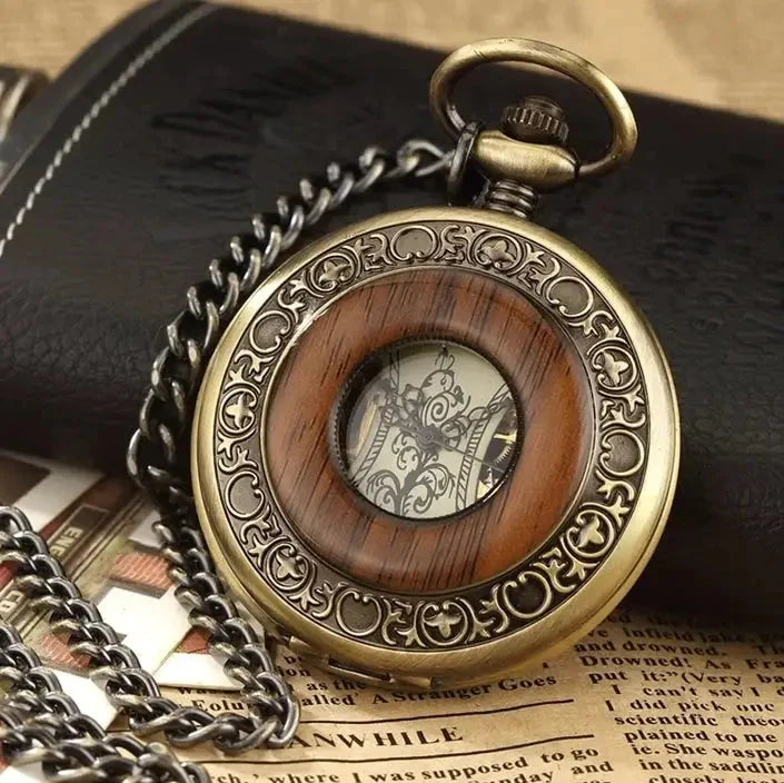 Orologio da tasca Tommy Shelby in stile legno